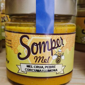 Miel Cruda con Cúrcuma y Pimienta 250 gr