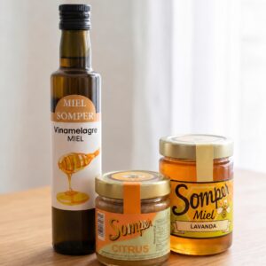 Lote Básico Somper con miel de lavanda, Vinamelagre de Miel y Citrus