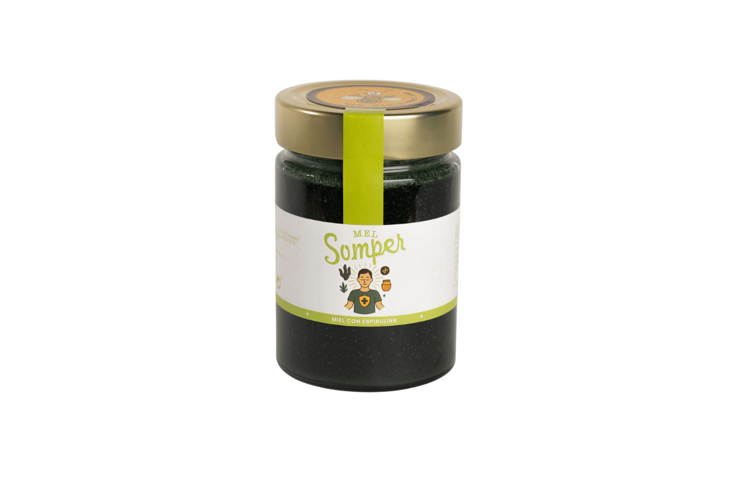 Miel Cruda con Espirulina Somper 400 g