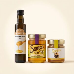 Lote Origen Somper con Miel de Romero, Vinamelagre de Miel y Jengibre con Limón